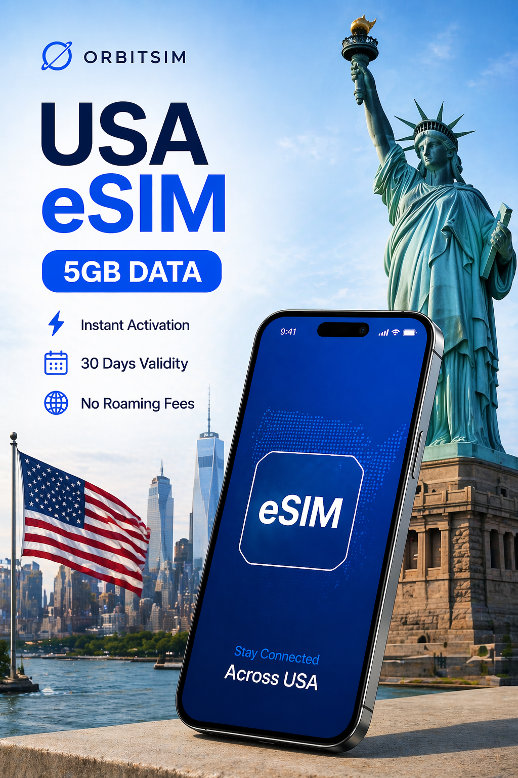 USA eSIM - 5GB - 30 Days